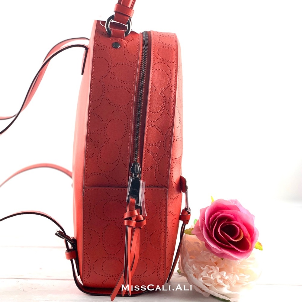 NWT COACH Jordyn Backpack Signature Leather Bag - Picture 5 of 16